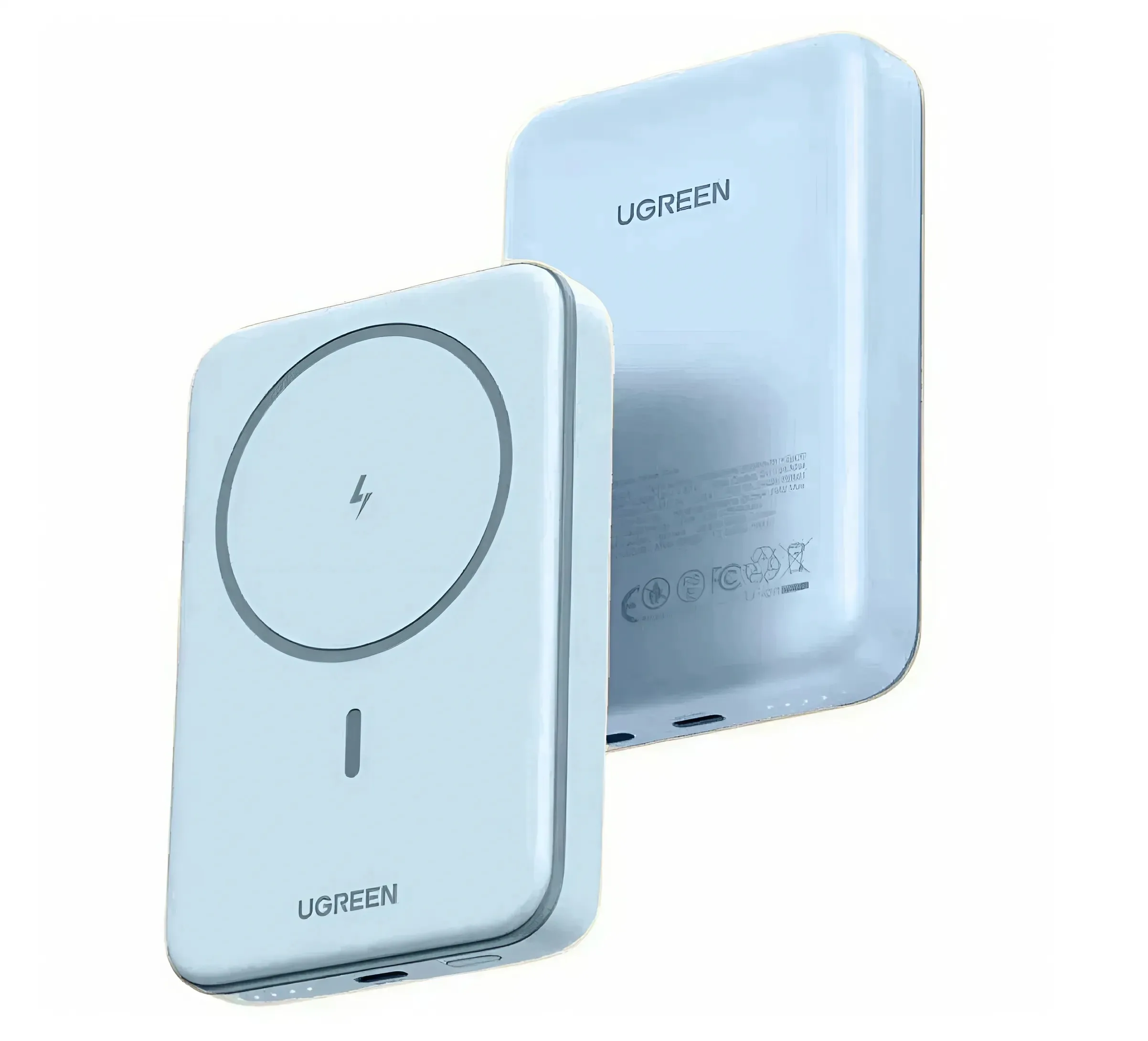 Pin sạc không dây 10000mAh Ugreen PB561| Tím – Hồng – Vàng Be – Xám – Xanh