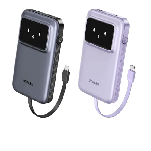 Pin sạc dự phòng 10000mAh Ugreen PB511 | Đen – Tím